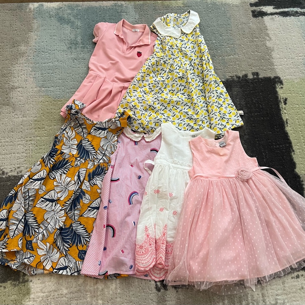 Girl dress lot size 6-7